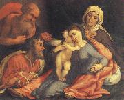 Lorenzo Lotto Madonna and Child with Saints USA oil painting artist